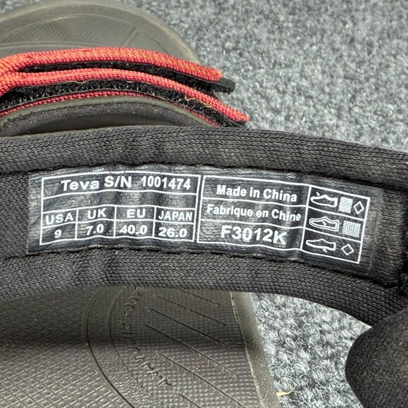 Teva Terra Fi Lite Hiking Sandals Women Size 9 Red Athleitc Summer Outdoor Shoes - Picture 14 of 14